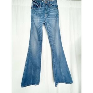 Madewell Flea Market Flare Jeans Womens 26 High Rise Cotton Blend medium wash
